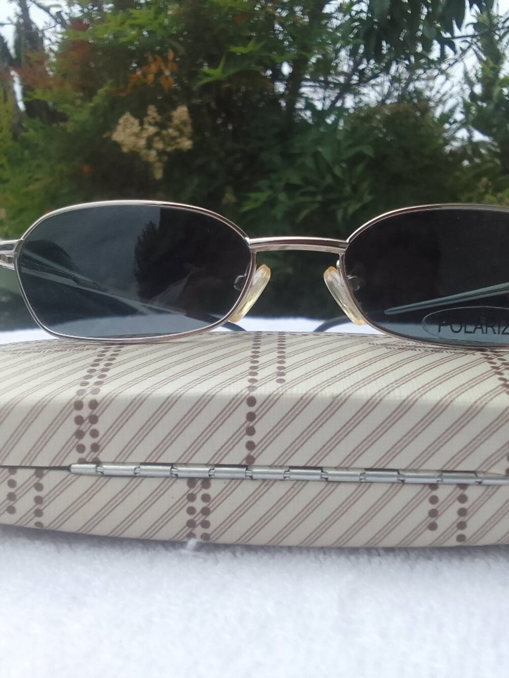 Platinum white-gold mini-style exquisite sunglasses&3 gifts NWT, SKU-glass-mini